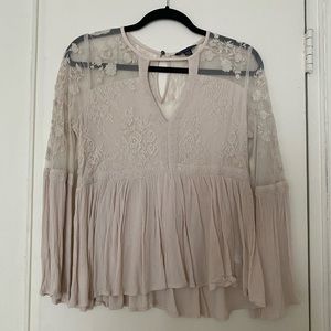 Like New American Eagle Lace Blouse